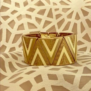 Wide cuff bracelet